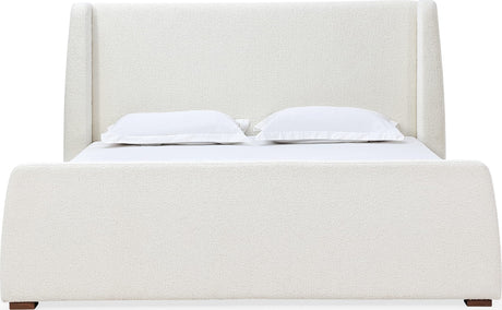 Formosa Presley Queen Wingback Upholstered Platform Bed - Ornate Home