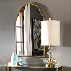 Formoso Amber Glass Table Lamp - Ornate Home