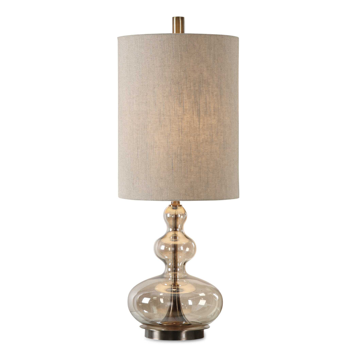 Formoso Amber Glass Table Lamp - Ornate Home