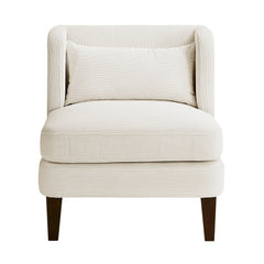 Forrester Beige Accent Chair (27.5" W) - Ornate Home