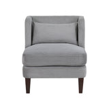 Forrester Dark gray Accent Chair (Armless) - Ornate Home
