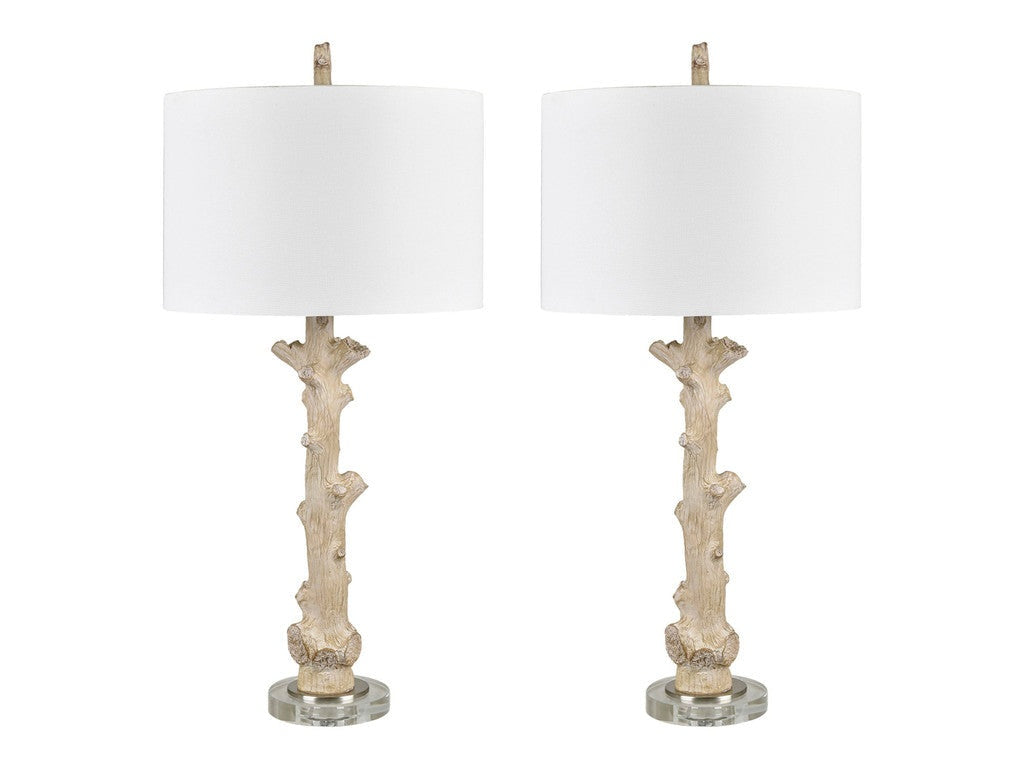 Forrester Tan Table Lamp (Set of 2) - Ornate Home