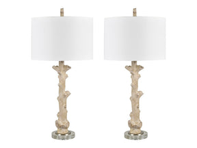 Forrester Tan Table Lamp (Set of 2) - Ornate Home