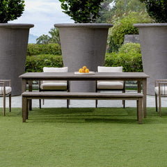 Forsyth Dark Gray Outdoor Dining Table - Ornate Home