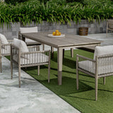 Forsyth Dark Gray Outdoor Dining Table - Ornate Home