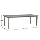Forsyth Dark Gray Outdoor Dining Table - Ornate Home