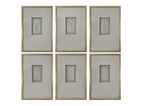 Forsythe 2 Natural/Silver Print - Ornate Home