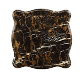 Forsythia End Table in Marble/Walnut - Ornate Home