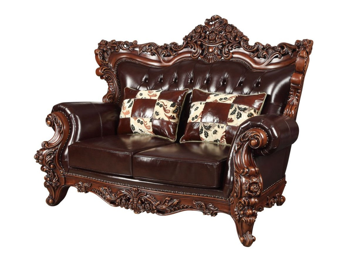 Forsythia Loveseat in Espresso - Ornate Home