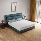 Forsythia White 10" E.King Green Tea Gel Memory Foam Mattress - Ornate Home