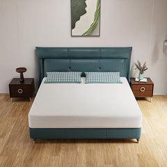 Forsythia White 10" E.King Green Tea Gel Memory Foam Mattress - Ornate Home