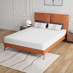 Forsythia White 8" Queen Green Tea Gel Memory Foam Mattress - Ornate Home