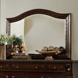Fort Worth Dark Cherry Mirror - Ornate Home