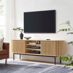 Fortitude Oak 71" TV Stand - Ornate Home