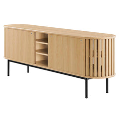 Fortitude Oak 71" TV Stand - Ornate Home
