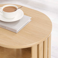 Fortitude Oak Side Table - Ornate Home