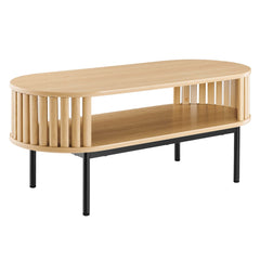 Fortitude Oak Wood Coffee Table - Ornate Home