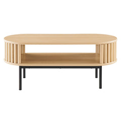 Fortitude Oak Wood Coffee Table - Ornate Home