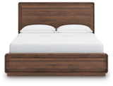 Fortlorn Walnut Brown California King Panel Bed (Online Special Price) - Ornate Home
