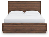 Fortlorn Walnut Brown California King Panel Bed (Online Special Price) - Ornate Home