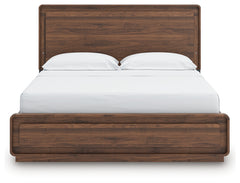 Fortlorn Walnut Brown California King Panel Bed - Ornate Home
