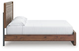 Fortlorn Walnut Brown California King Panel Bed - Ornate Home