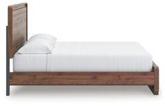 Fortlorn Walnut Brown California King Panel Bed - Ornate Home