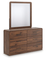 Fortlorn Walnut Brown Dresser and Mirror (Online Special Price) - Ornate Home