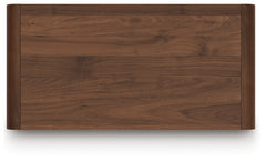 Fortlorn Walnut Brown Five Drawer Chest - Ornate Home