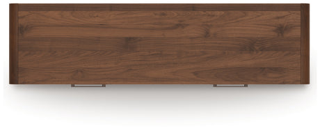 Fortlorn Walnut Brown King Panel Bed, Dresser and 2 Nightstands - Ornate Home