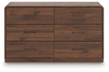 Fortlorn Walnut Brown King Panel Bed, Dresser and Nightstand (Online Special Price) - Ornate Home