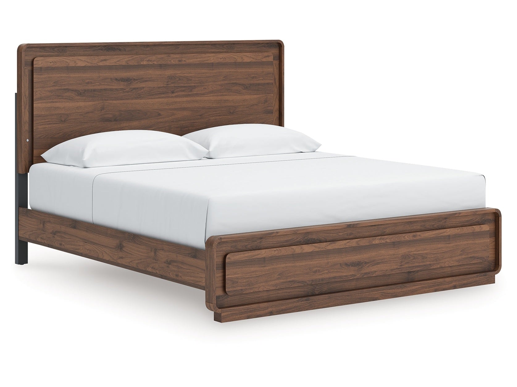 Fortlorn Walnut Brown King Panel Bed (Online Special Price) - Ornate Home