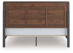 Fortlorn Walnut Brown King Panel Bed - Ornate Home