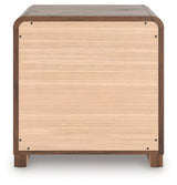 Fortlorn Walnut Brown King Panel Bed and 2 Nightstands (Online Special Price) - Ornate Home