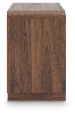 Fortlorn Walnut Brown King Panel Bed and 2 Nightstands - Ornate Home