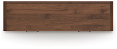 Fortlorn Walnut Brown Queen Panel Bed, Dresser, Chest and 2 Nightstands - Ornate Home
