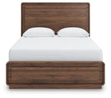 Fortlorn Walnut Brown Queen Panel Bed (Online Special Price) - Ornate Home