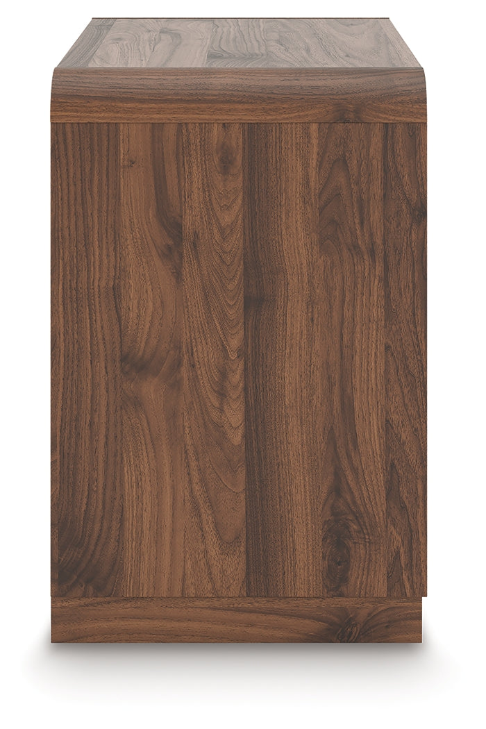 Fortlorn Walnut Brown Two Drawer Night Stand (Online Special Price) - Ornate Home