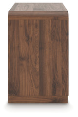 Fortlorn Walnut Brown Two Drawer Night Stand - Ornate Home