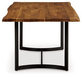 Fortmaine Brown/Black Dining Table (Online Special Price) - Ornate Home