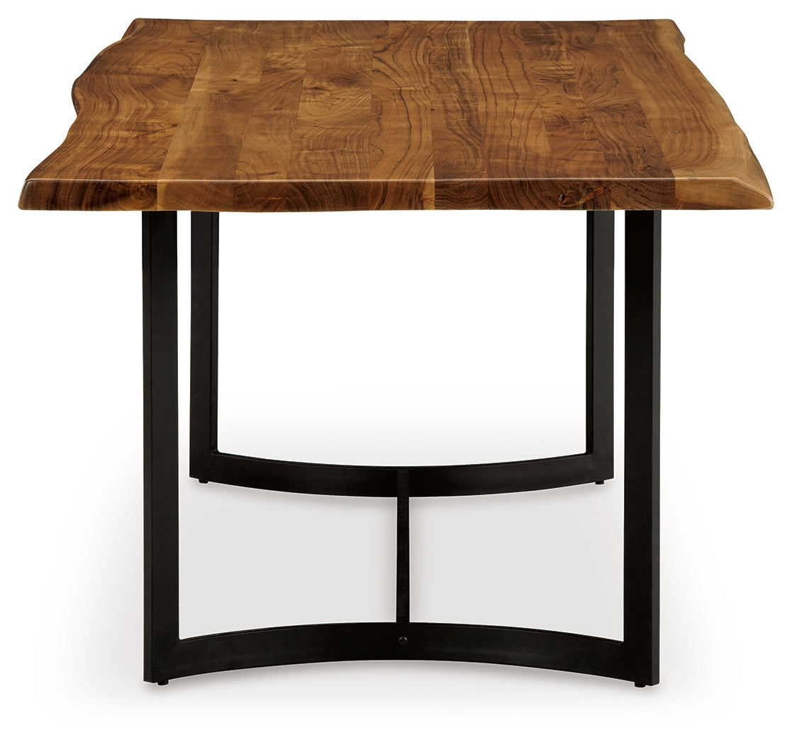 Fortmaine Brown/Black Dining Table (Online Special Price) - Ornate Home