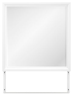 Fortman White Bedroom Mirror - Ornate Home