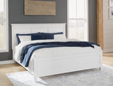Fortman White California King Panel 4-Piece Bedroom Set (Online Special Price) - Ornate Home