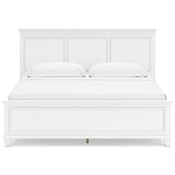 Fortman White California King Panel 4-Piece Bedroom Set (Online Special Price) - Ornate Home