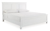 Fortman White California King Panel 4-Piece Bedroom Set (Online Special Price) - Ornate Home