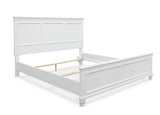 Fortman White California King Panel 4-Piece Bedroom Set (Online Special Price) - Ornate Home