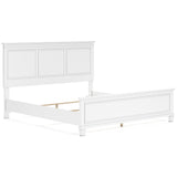 Fortman White California King Panel 4-Piece Bedroom Set (Online Special Price) - Ornate Home