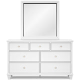 Fortman White California King Panel 4-Piece Bedroom Set (Online Special Price) - Ornate Home