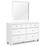 Fortman White California King Panel 4-Piece Bedroom Set (Online Special Price) - Ornate Home