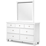 Fortman White California King Panel 4-Piece Bedroom Set (Online Special Price) - Ornate Home